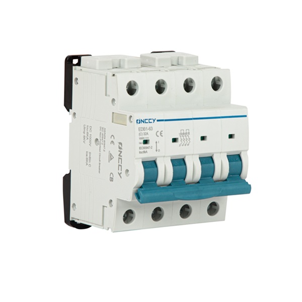 4P 1200V 32A  DC Mini Circuit Breaker MCB