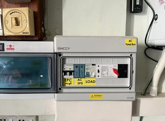 AC Panel Box with AC MCB,SPD,RCBO,PV Automatic Transfer Switch in Europe